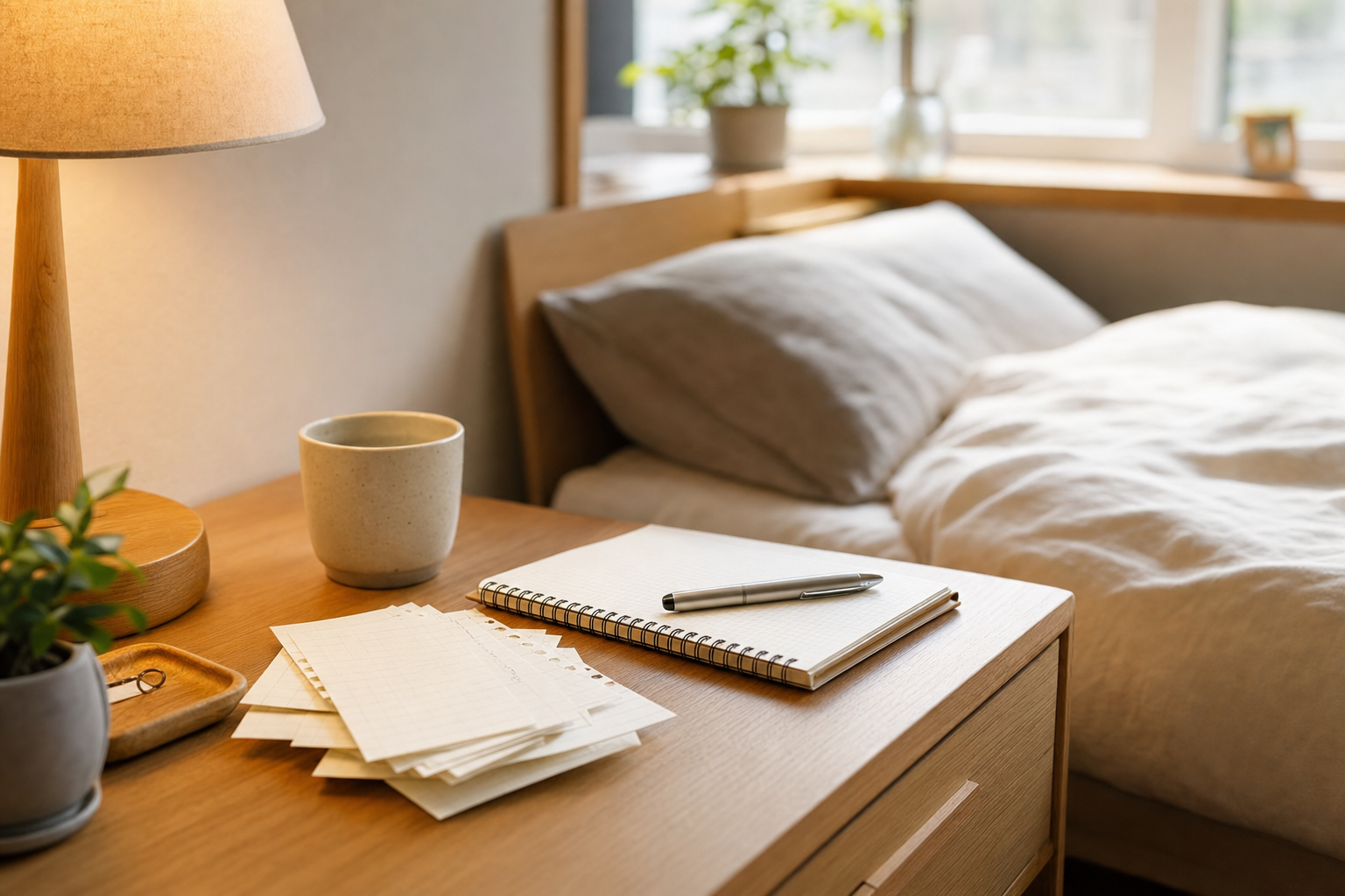 寝る前のメモを週末に軽く見直す