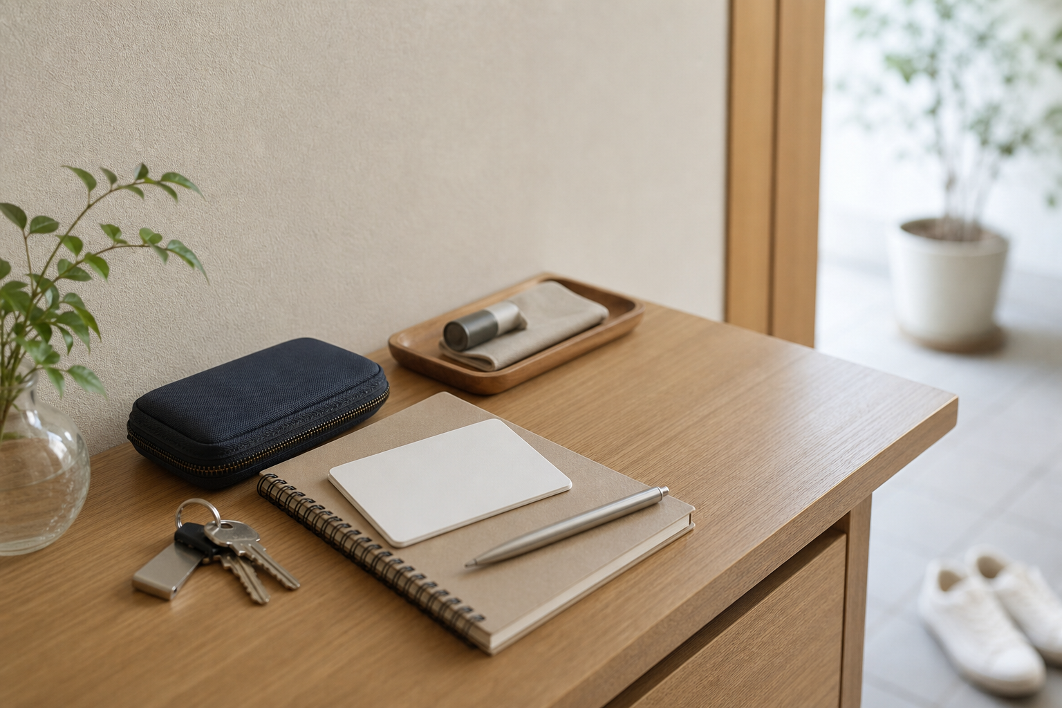 連絡先メモを朝に探さない