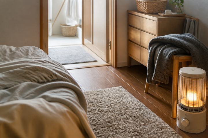 寒い朝の起き出しやすい部屋
