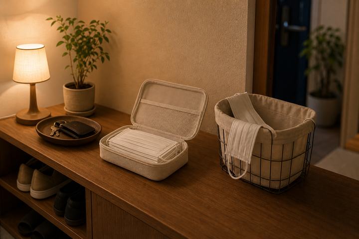 マスクを夜にためこまない