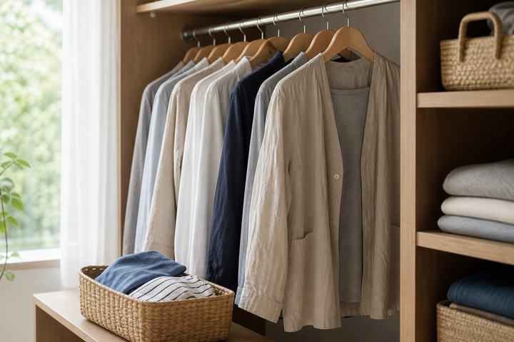 薄手の上着を週末に軽く見直す