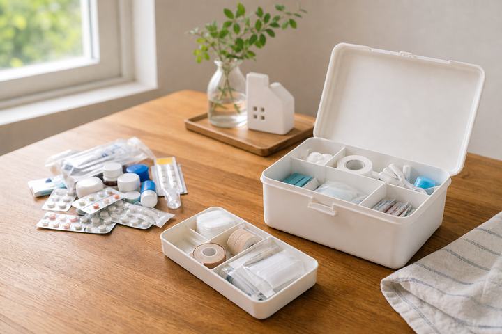 家族の薬箱ではなく救急箱の整理