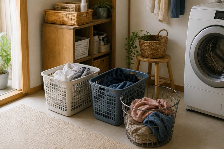 洗濯前の色物分けを軽くする