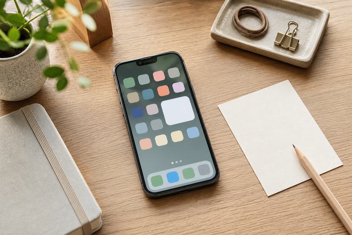 スマホのホーム画面を整える