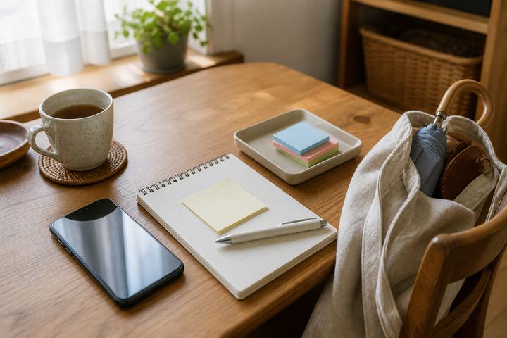 連絡を返し忘れない一時メモ