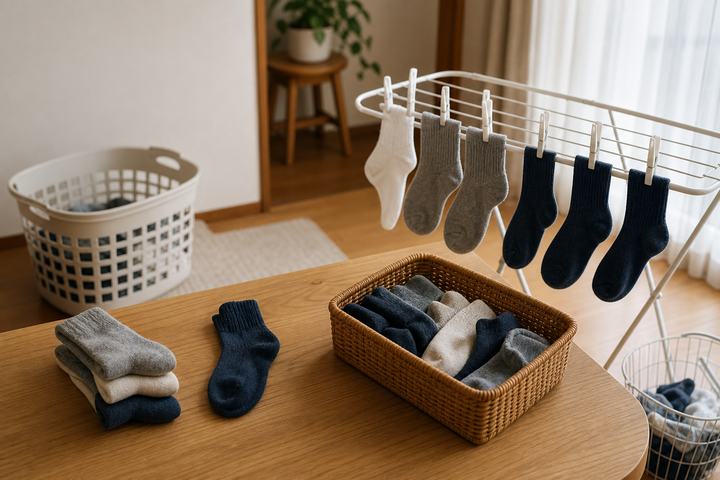 靴下の片方迷子を減らす
