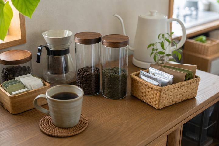 お茶・コーヒーの補充タイミング
