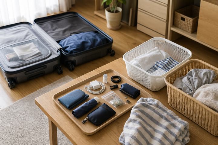 旅行後の荷ほどきを長引かせない